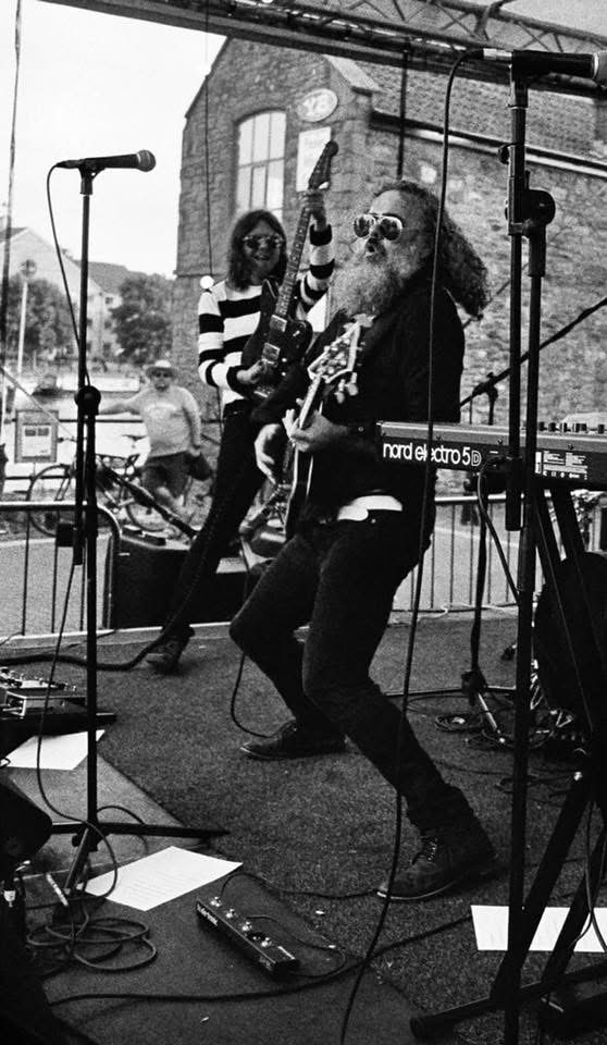 Performance and portrait photograph from Gaz Williams’ bass archive