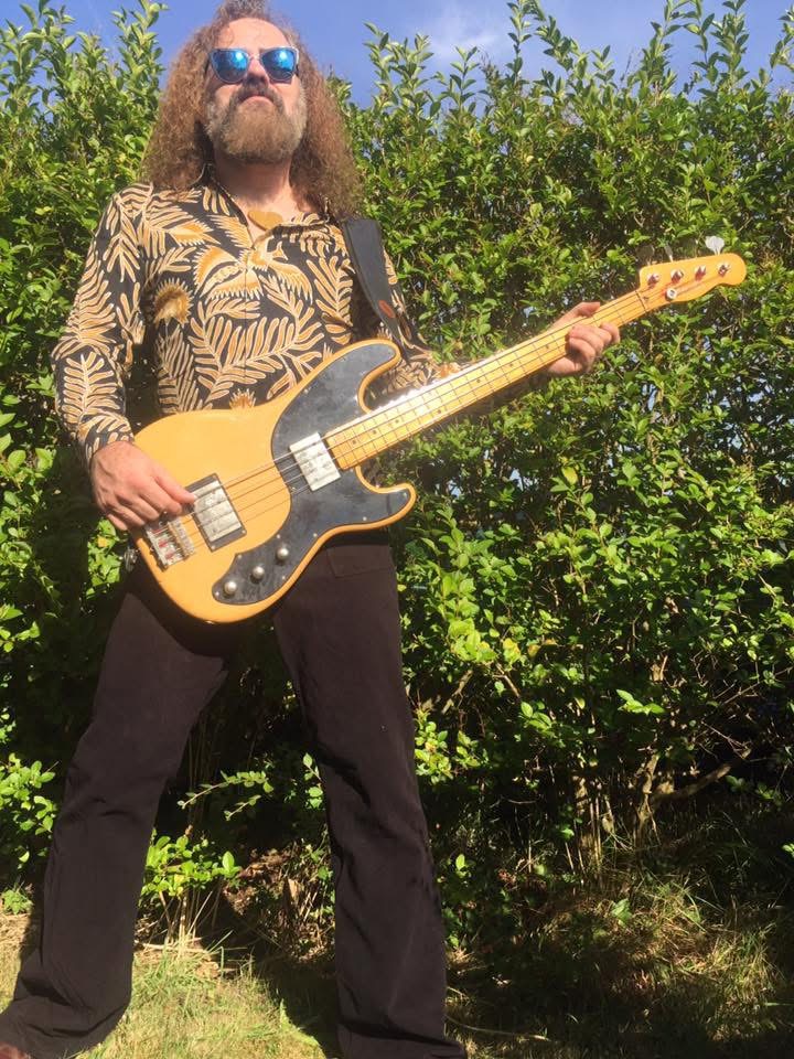 Performance and portrait photograph from Gaz Williams’ bass archive