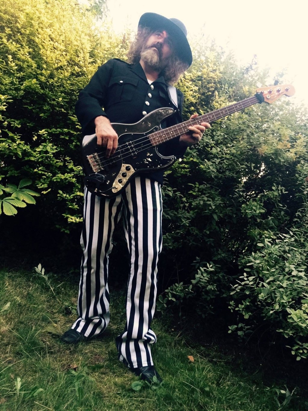 Performance and portrait photograph from Gaz Williams’ bass archive